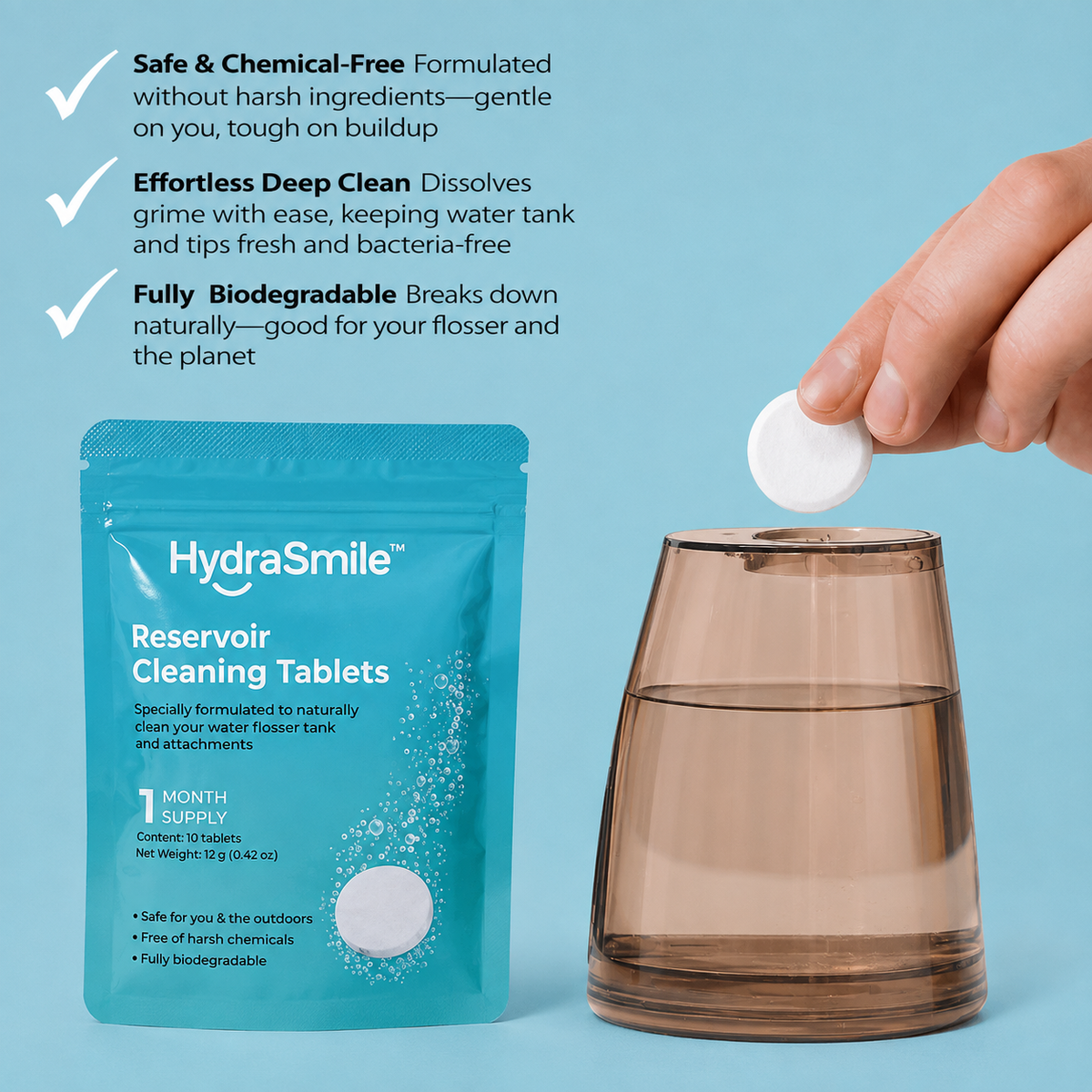 HydraSmile™ Cordless Water Flosser